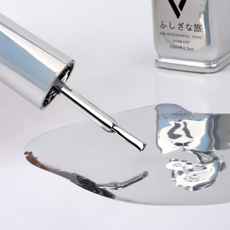 metallic mirror gel nail polish, view 6 - MRSLM