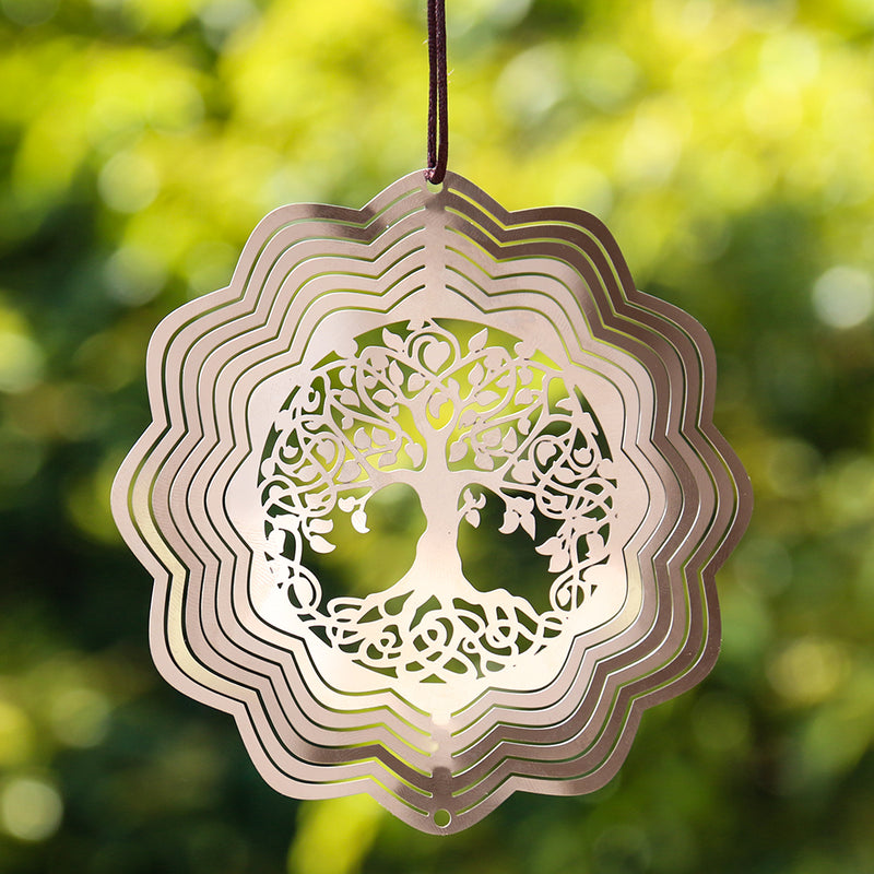 tree of life wind spinner, view 3 - MRSLM