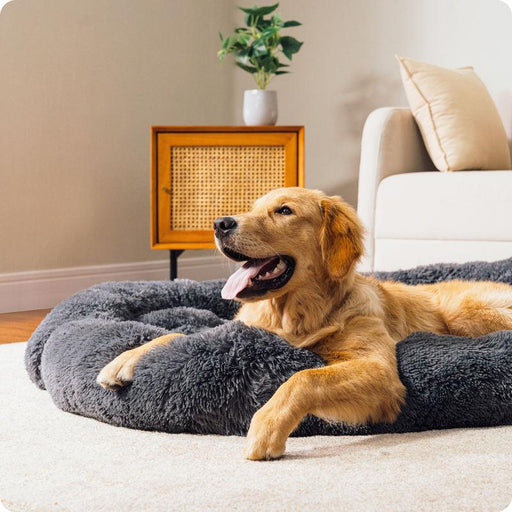 cozy fluffy large dog bed - MRSLM