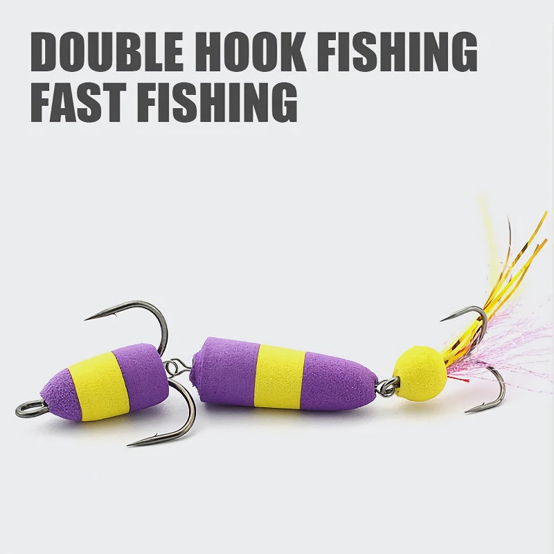 multicolor soft fishing lure, view 9 - MRSLM