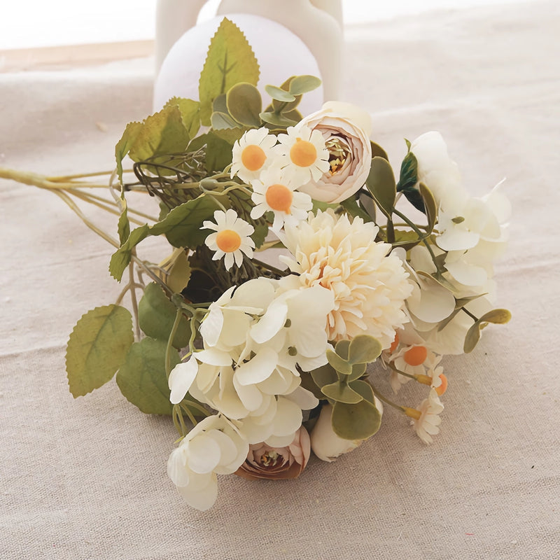 artificial silk rose bouquet, view 2 - MRSLM