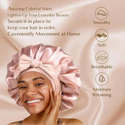 satin sleep bonnet, view 4 - MRSLM
