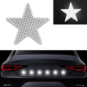 Star-shaped reflective safety stickers, view 6 - MRSLM