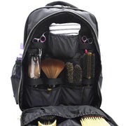 hairdressing tool storage backpack, view 2 - MRSLM