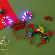 Christmas light-up headband, view 3 - MRSLM