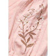 Floral embroidered stand collar blouse, view 7 - MRSLM
