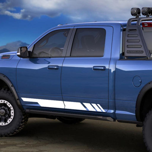 custom vinyl truck side stripes - MRSLM