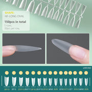 short half cover false nail tips, view 12 - MRSLM