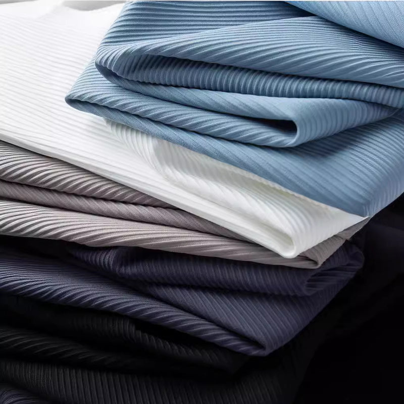 thin slim fit business casual shirt, view 4 - MRSLM