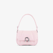 sheep leather crossbody hobo bag, view 3 - MRSLM