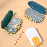 portable travel pill case with cutter, view 8 - MRSLM