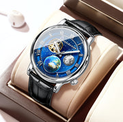men's luminous starry sky mechanical watch, view 3 - MRSLM