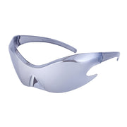 Rimless gradient mirror sunglasses, view 8 - MRSLM