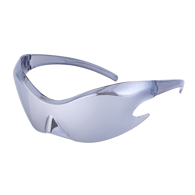 Rimless gradient mirror sunglasses, view 8 - MRSLM