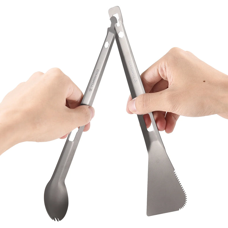titanium camping utensil set, view 6 - MRSLM