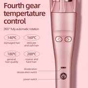 2-in-1 automatic hair curler and straightener, view 6 - MRSLM