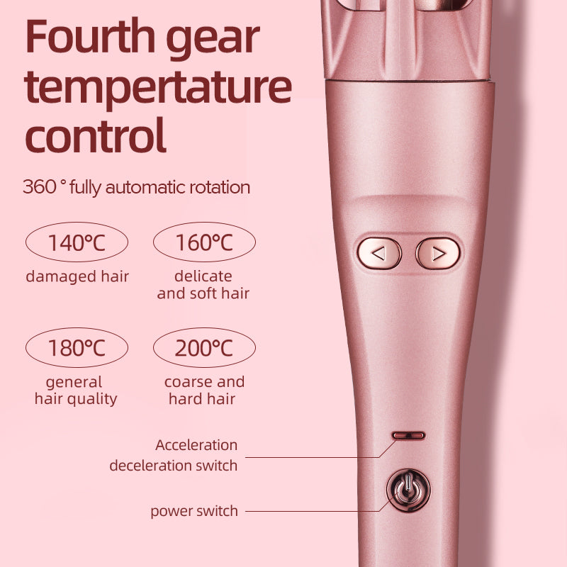 2-in-1 automatic hair curler and straightener, view 6 - MRSLM