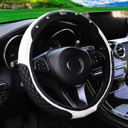 diamond crown steering wheel cover, view 8 - MRSLM