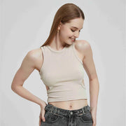 Ribbed knit Y2K tank top, view 8 - MRSLM