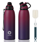 stainless steel thermo bottle with magnetic lid, view 6 - MRSLM