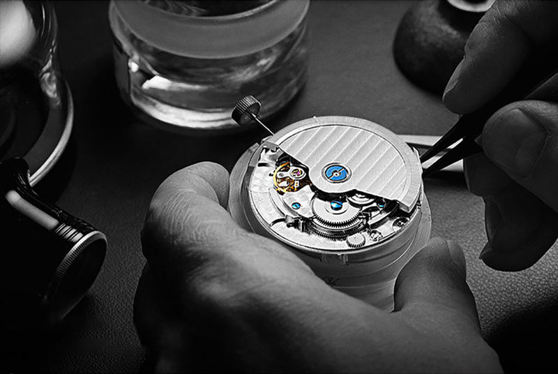 men's automatic skeleton watch, view 6 - MRSLM