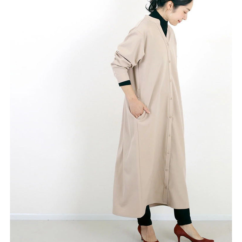 women's autumn winter a-line dress, view 3 - MRSLM