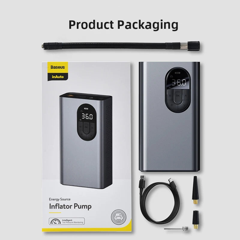 portable smart digital tire inflator, view 9 - MRSLM