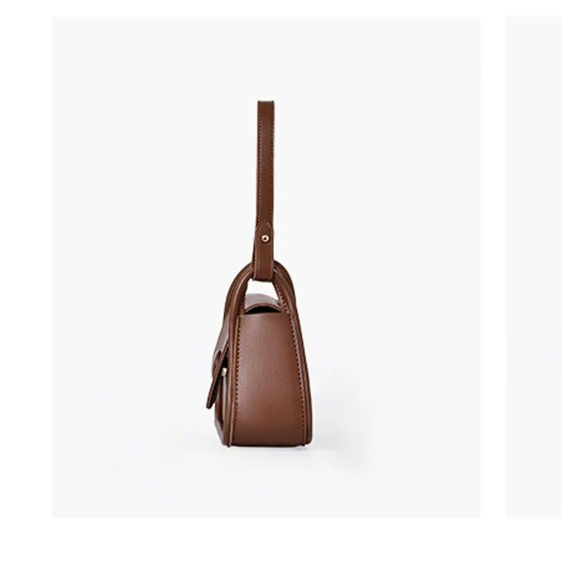 elegant square PU leather crossbody bag, view 7 - MRSLM