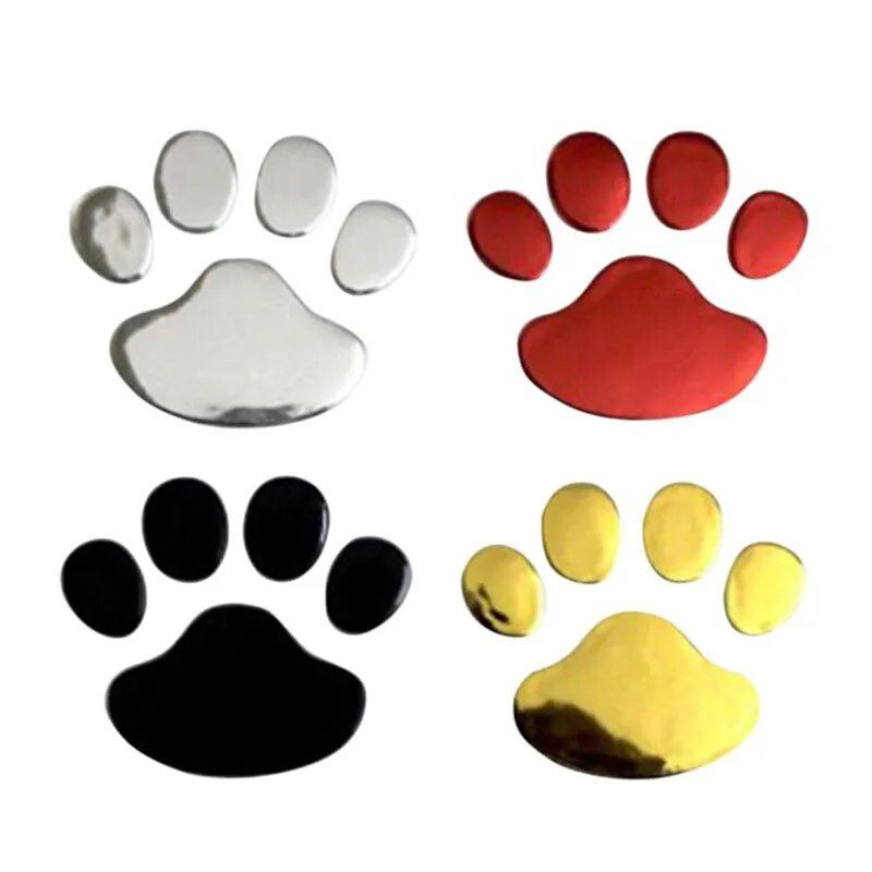 3D paw print car stickers, view 7 - MRSLM