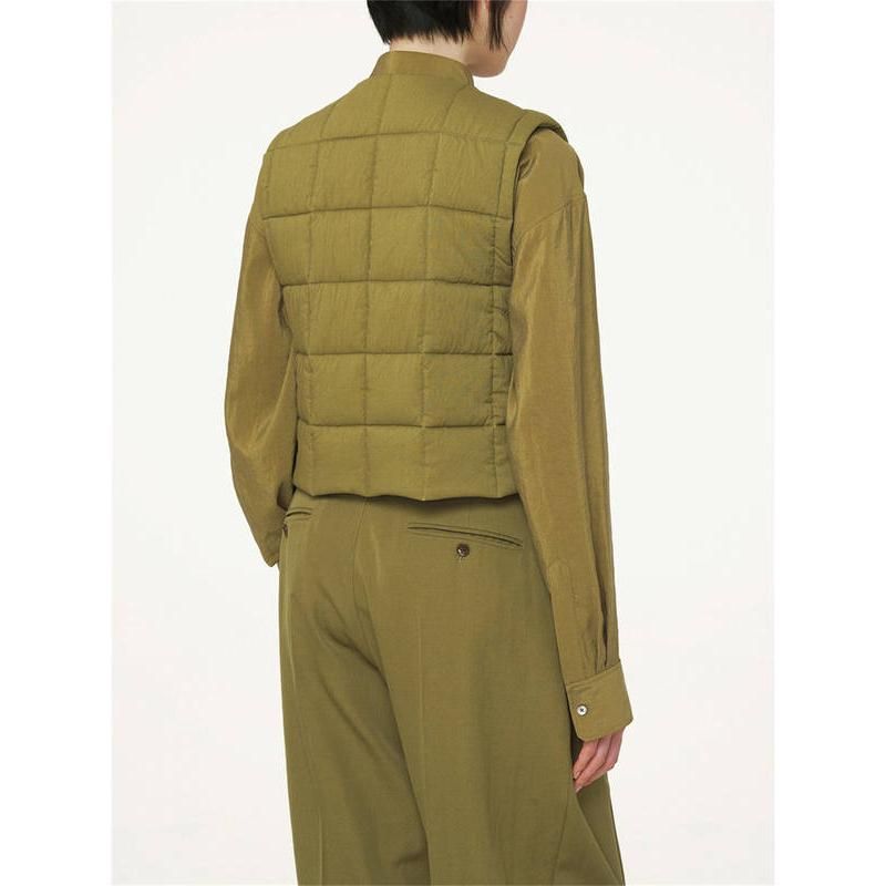 women's diamond pattern vest, view 5 - MRSLM