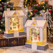 Christmas music box house night lamp, view 2 - MRSLM