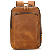 Leather travel backpack, view 9 - MRSLM