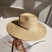 women's wide brim straw sun hat, view 2 - MRSLM