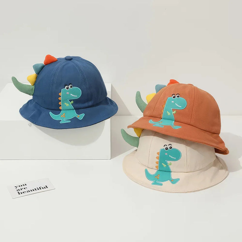 dinosaur baby bucket hat, view 9 - MRSLM