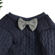 Fashion dog coat with bow tie, view 5 - MRSLM