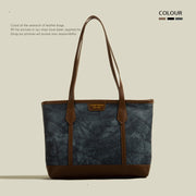 rhombus simple PU tote bag, view 2 - MRSLM