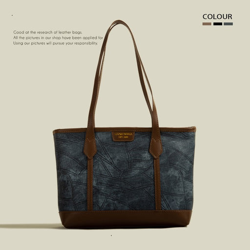 rhombus simple PU tote bag, view 2 - MRSLM