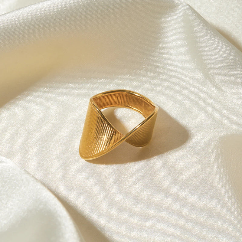gold plated torsion ring - MRSLM