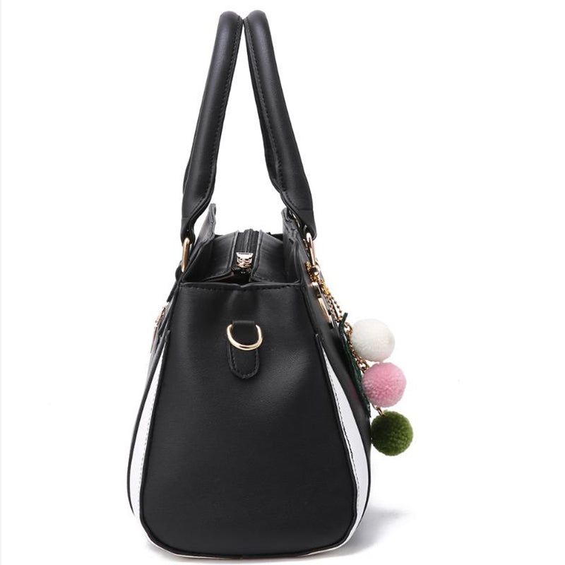 large pu shoulder bag for women, view 8 - MRSLM