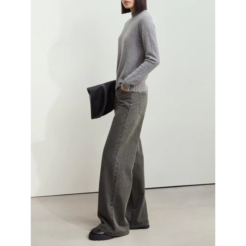 women's wide-leg retro jeans, view 2 - MRSLM