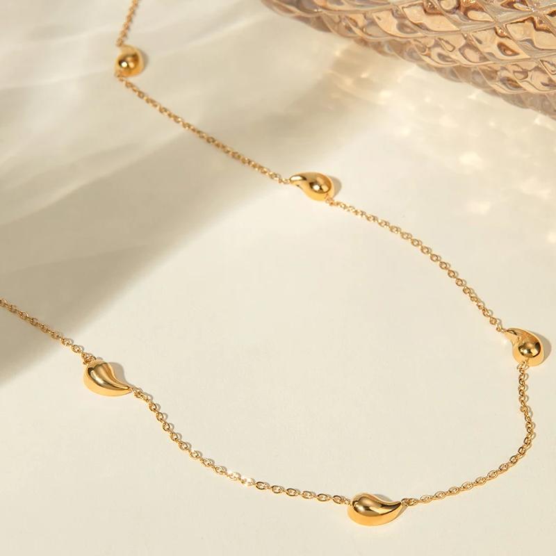 water drop necklace, view 6 - MRSLM