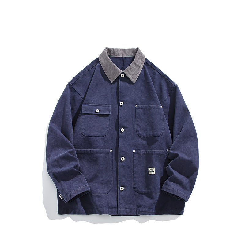 men's multi-pocket cotton jacket, view 5 - MRSLM