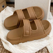 Double-strap platform slippers, view 7 - MRSLM