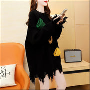 women's loose christmas sweater, view 5 - MRSLM