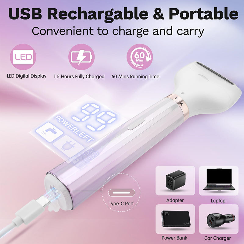 electric razor shaver for women, view 6 - MRSLM