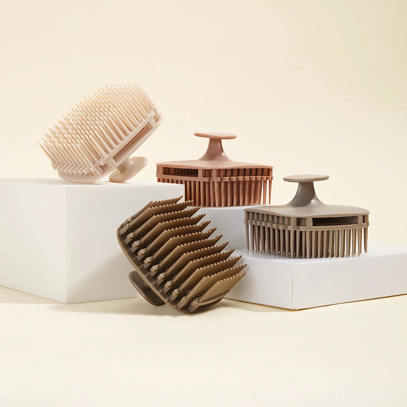 square shampoo brush scalp massage comb, view 6 - MRSLM
