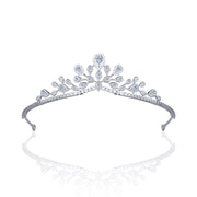 zircon crown wedding headpiece, view 4 - MRSLM