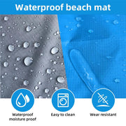 waterproof beach mat, view 5 - MRSLM