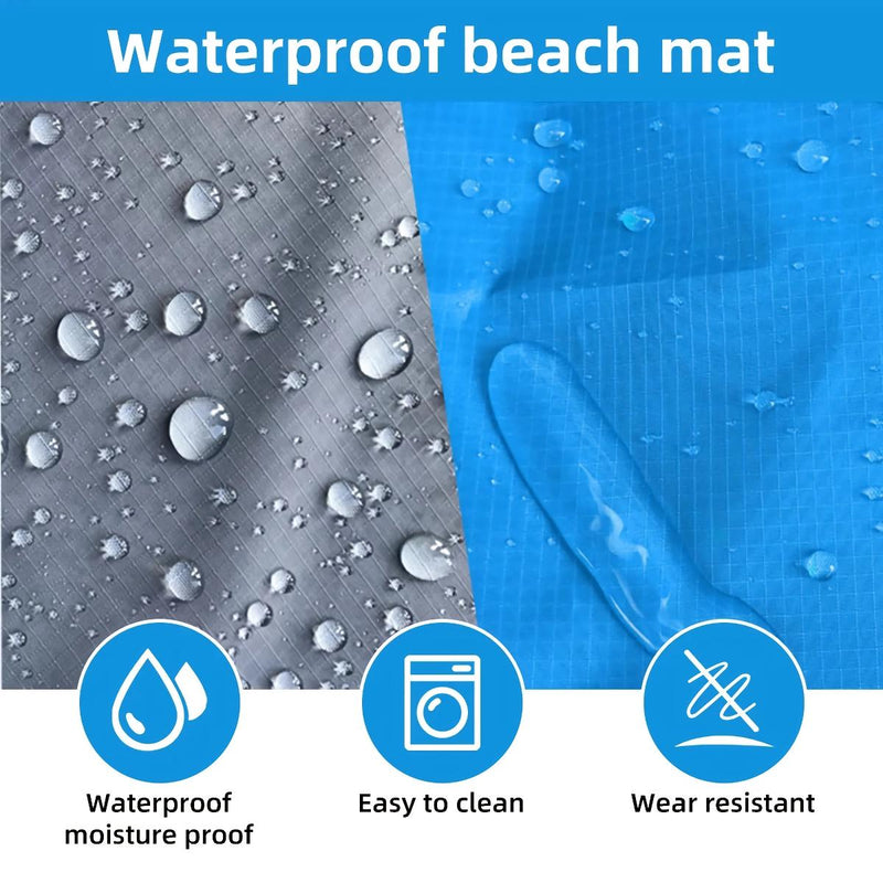 waterproof beach mat, view 5 - MRSLM
