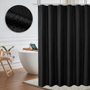 classic waffle shower curtain, view 2 - MRSLM